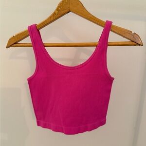 Vibrant Pink Ribbed Camisole